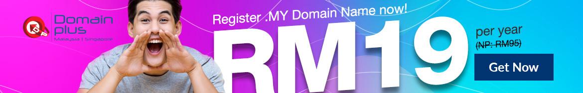 RM19 .MY Domain Promo